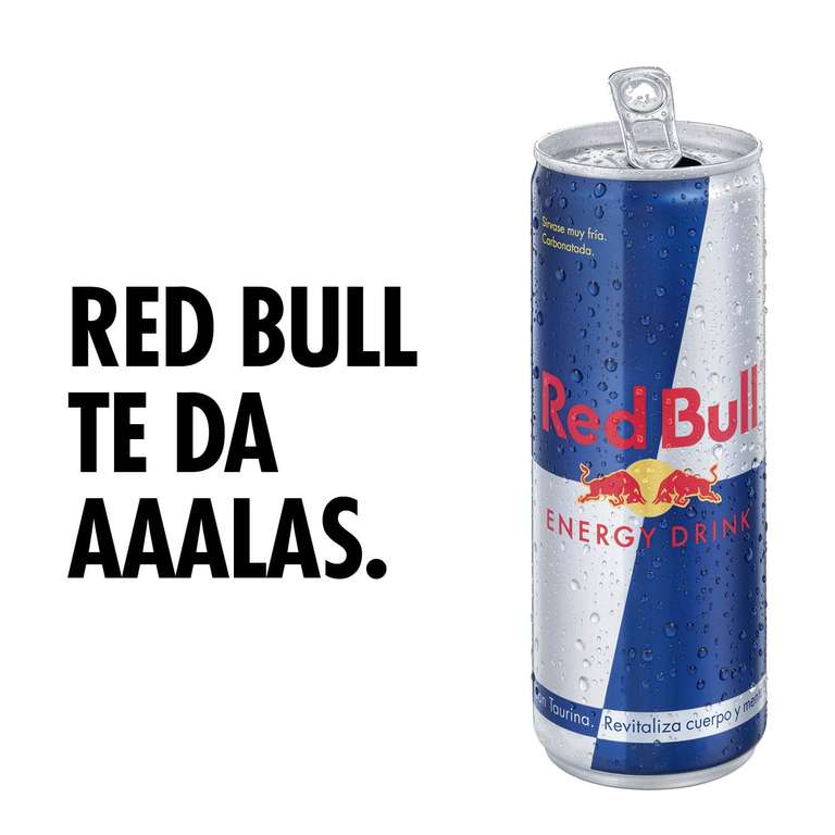 Red Bull Bebida Energética, Regular, 24 x 355ml