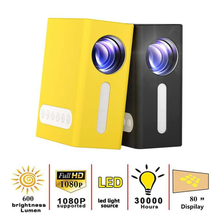 Mini proyector LED T300, dispositivo portátil para cine en casa, HDMI, USB,TV Stick 1080P https://a.aliexpress.com/_m0s3qMM