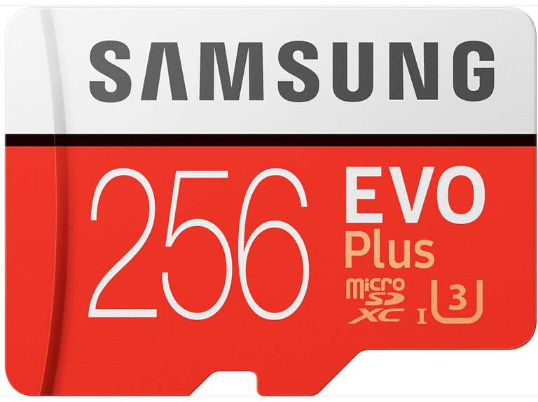 tarjeta de memoria microSDH EVO Plus de 256 GB de Samsung