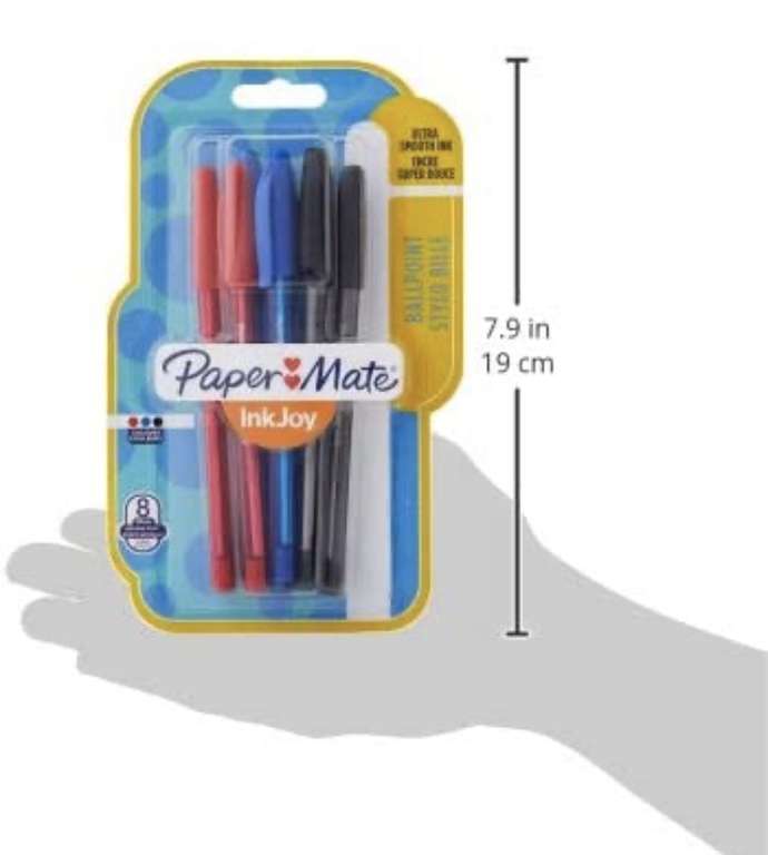 Paper Mate Inkjoy paquete de 8 bolígrafos surtidos