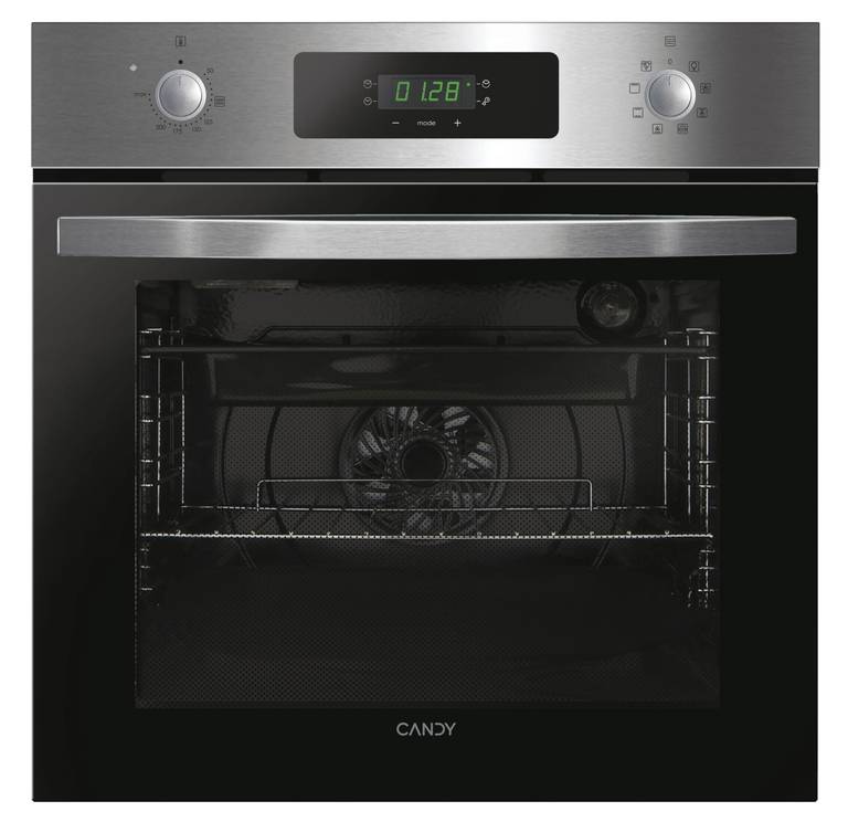 Candy FIDCP X625 L, Horno Multifunción, 70L, Bandeja y Rejilla, Limpieza Aquactiva, Convección + Ventilador radial, 8 Funciones