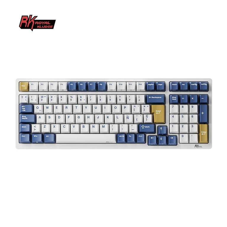 Teclado Royal Kludge RK98 ISO-ES Hot-Swappable Switch Brown Wireless