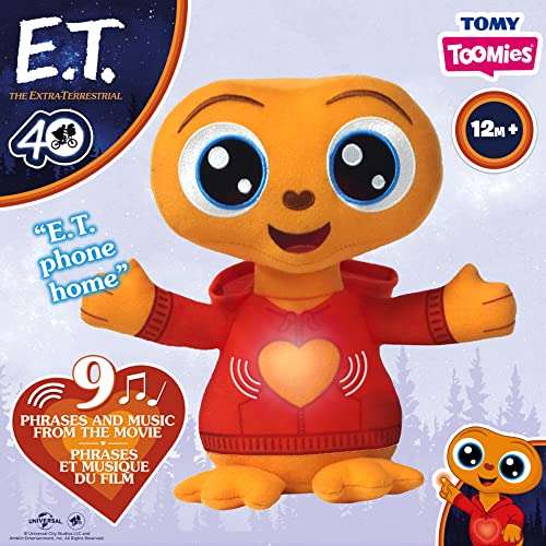 Toomies Tomy My Best Friend E.T. Special E.T. The Extra-Terrestrial 40th Anniversary Edition Interactive Talking Toy. Juguetes.