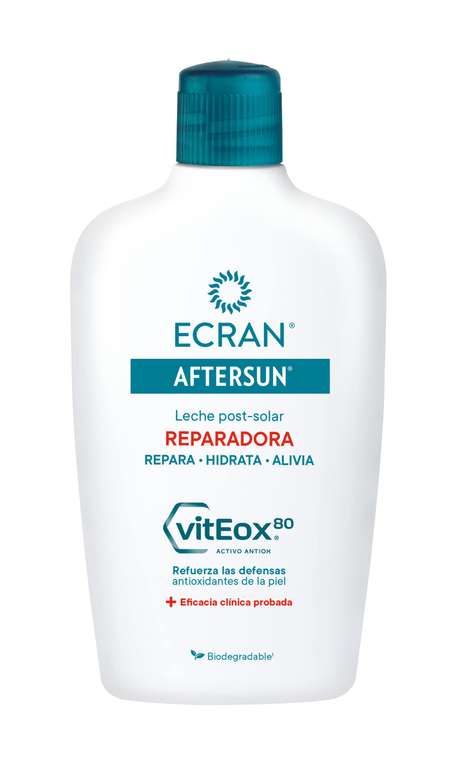 2x Ecran Aftersun - Leche Post-Solar Reparadora, Repara, Hidrata y Alivia - 400 ml [5'05€/ud]