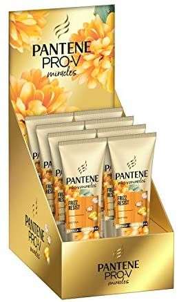 Pantene Pro-V Miracles Frizz Resist Ampolla Concentrada, Con Biotina, Para Pelo Encrespado, 8 x 25 ml ( compra Recurrente)