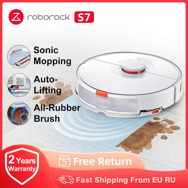 Roborock - Robot aspirador S7 (ENVIO DESDE ESPAÑA)
