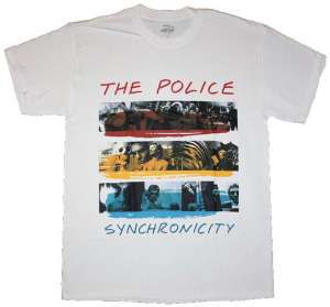 Rebajas en camisetas oficiales de The Police para hombre y mujer