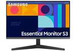 Samsung LS27C332GAUXEN – Monitor S3 (S33GC) 27” con Panel IPS, tasa de refresco 100Hz, AMD FreeSync, Modo Juego, Modo Eye Saver
