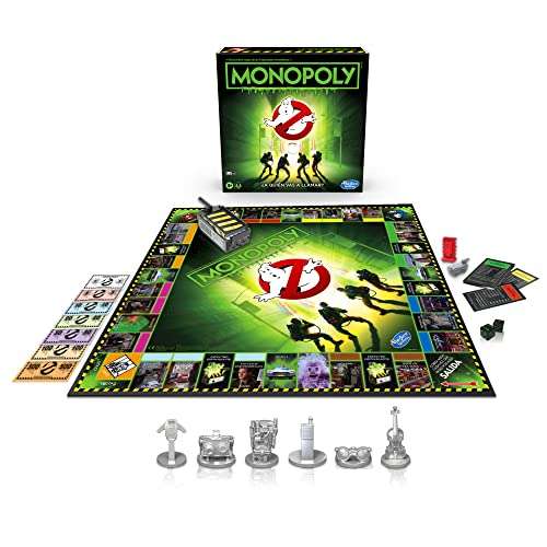 Juego Monopoly: Edición Los Cazafantasmas para niños a Partir de 8 años