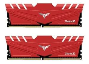 Team Group T-Force Dark Z DDR4 3600MHz PC4-28800 16GB 2x8GB CL18 Rojo