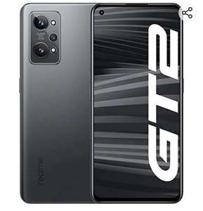 realme GT2 5G Smartphone Libre, Pantalla AMOLED de 120 Hz, Snapdragon 888 5G, 8+128 GB, Acero Negro