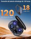 EUQQ Auriculares Inalambricos Bluetooth Deportivos - Cascos Inalámbricos con IP7 Impermeable, 120 Horas