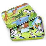 Puzzles de Madera, Rompecabezas de madera de BBLIKE Jigsaw Toy en una caja para niños, herramienta de aprendizaje educativo