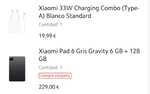 Xiaomi Pad 6 (6gb 128gb) + Cargador 33w (Con mi points 171€)