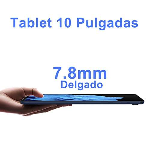 Tablet 10 Pulgadas Android 12 128GB ROM+6GB RAM, Dual 4G Volte SIM/WIF