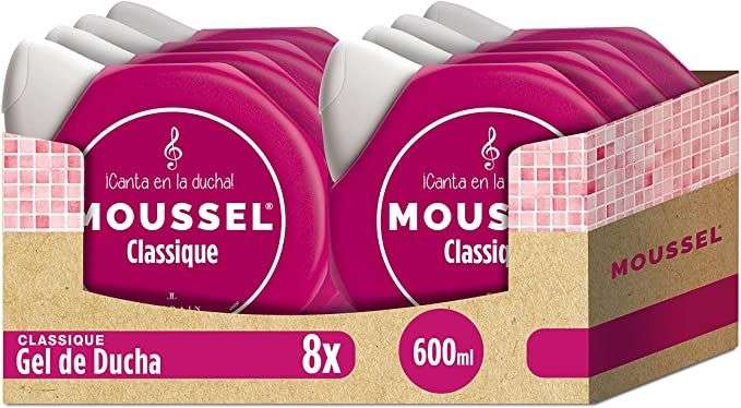 Moussel  Gel de Ducha  Classique Original  600ml - Pack de 8, Gel hidratante 15.14€ también.