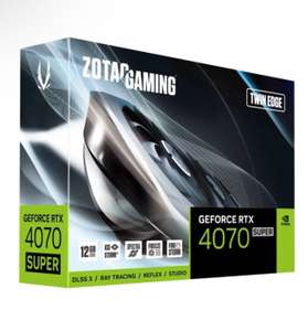 Zotac Gaming GeForce RTX 4070 SUPER Twin Edge 12GB GDDR6X DLSS3