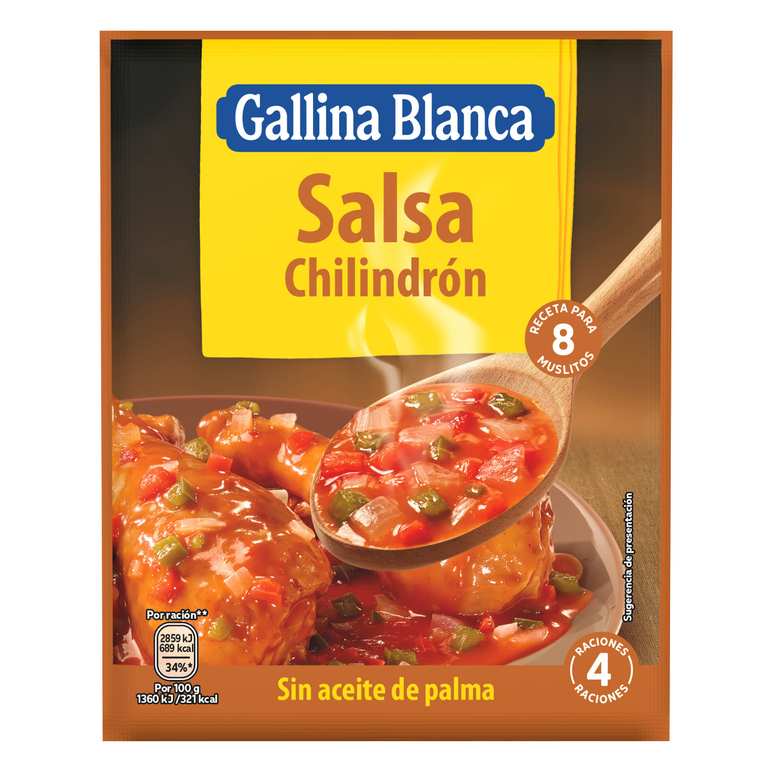 Imagen de GALLINA BLANCA salsa chilindron SO