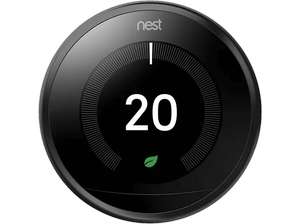 Termostato - Google Nest T3028IT Learning Thermostat 3ª generación, negro