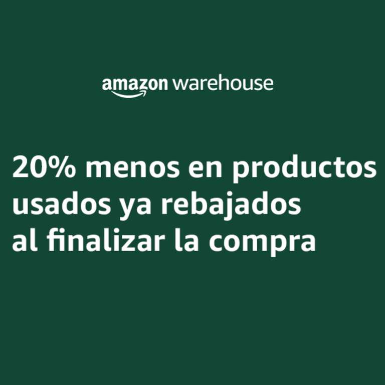 Amazon: 20% EXTRA en productos reacondicionados [Al tramitar]