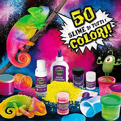 Giochi-Crazy Science Dottor Slime Camaleón Todos Colores, 89246