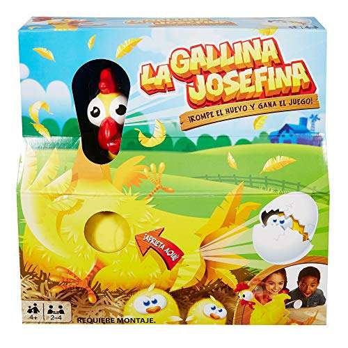 Mattel Games La Gallina Josefina, juego de mesa infantil (Mattel FRL14)