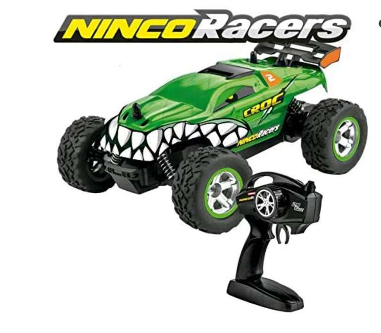 NincoRacers - Croc. Monster Truck Teledirigido con gran Capacidad de Giro. Coche Radiocontrol 2.4GHz