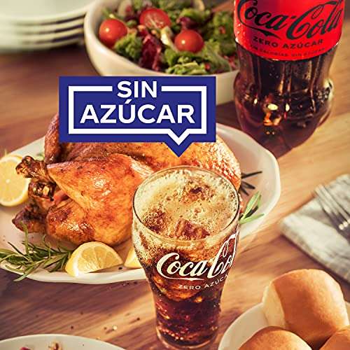 Refresco de cola sin azúcar ZERO CAFEÍNA pack 12 latas 33 cl · COCA-COLA  ZERO · Supermercado El Corte Inglés El Corte Inglés