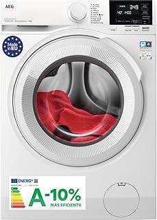AEG LFR7184N2V, Lavadora de Carga Frontal 8 Kg, 1400 rpm, Libre Instalación, Función Vapor, Lavado Rápido, Cajón Universal, Motor Inverter,