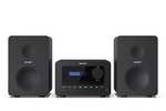 Sharp XL-B520D(BK) Microcadena Sound System Estereo con Radio Dab, Dab+, FM, Bluetooth 5.0, CD-MP3, reproducción USB, 40W Color Negro