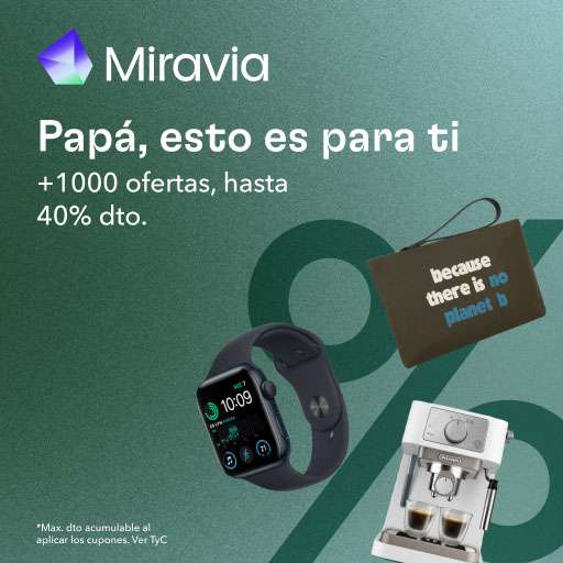 Día del padre Miravia - 1000 ofertas con hasta el 40% de descuento y Cupones adicionales