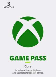 3 Meses Xbox Game Pass Core
