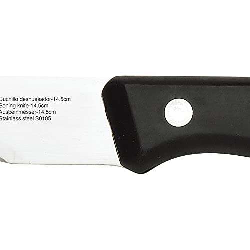 San Ignacio Juego de cuchillos, 15 piezas: cuchillos en acero inoxidable y tacoma de madera