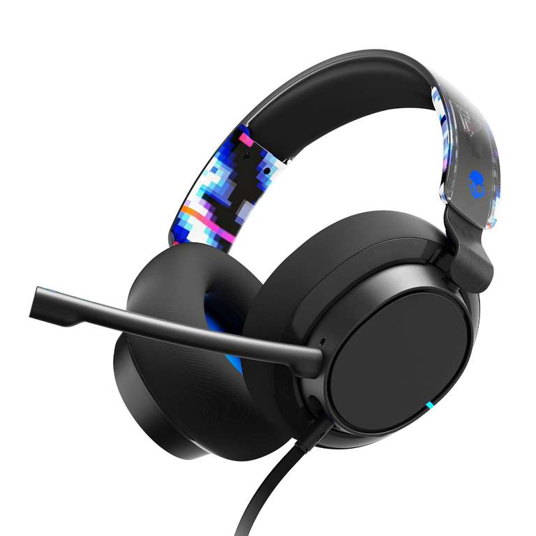 Skullcandy SLYR Pro Auriculares Gaming con percepción de sonido mejorada, micrófono con IA, compatibles con Xbox, PlayStation y Pc