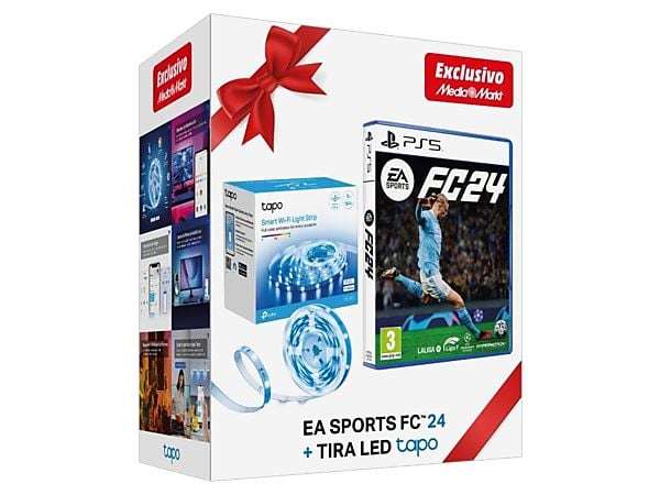 EA Sports FC 24 (PS4 y PS5) + Tira led Tapo L900-5 Smart WiFi
