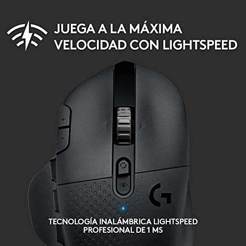 Logitech G604 LIGHTSPEED Ratón Gaming Inalámbrico - Negro