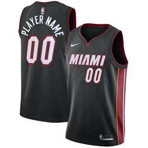 Miami Heat Nike Icon Swingman Jersey - Custom - Mens