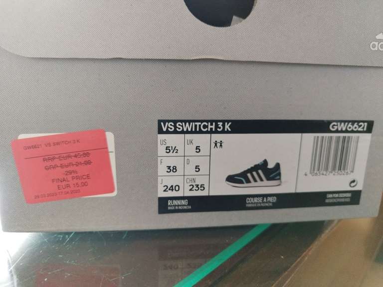 Adidas VS SWITCH 3 K (niños)