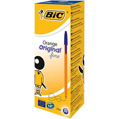BIC Naranja, escribe Fino - Pack de 20