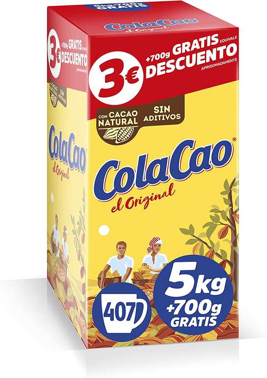 Cola Cao 5.7 kilos solo 9.9€
