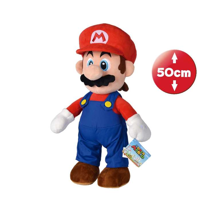 Peluche Gigante de Mario Super Mario 50 cm [+ El Corte Inglés]