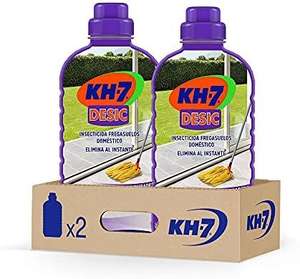 KH-7 Insecticida Fregasuelos, Elimina y protege tu hogar contra insectos rastreros, Aroma Lavanda - 2 x 750ml (Total: 1.5 L )