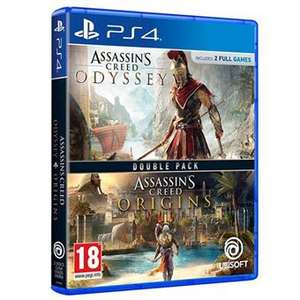 Double Pack: Assassin’s Creed Odyssey + Origins (PS4 a 18€, XBOX a 9€)