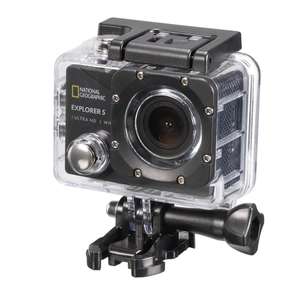 Cámara deportiva National Geographic Action Cam Explorer 5 4K con accesorios