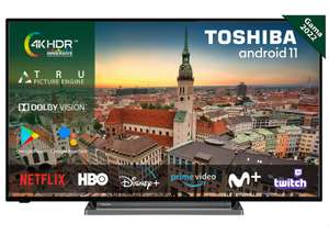 Toshiba TV LED 139 cm (55") Toshiba 55UA3D63DG Android TV UHD 4K + 20€ DE REGALO PARA PROXIMAS COMPRAS (314,10€ ECI+)