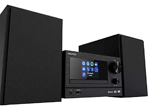 Kenwood M-7000S-B - Microcadena Color Negro, con Bluetooth, USB, CD y en Radio Dab + o FM