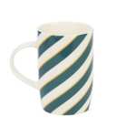 Taza de porcelana Jumbo Navidad Rayas verticales 600ml