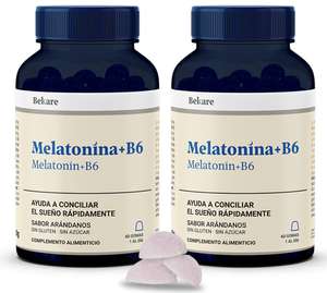 2 X 60 Gominolas Para Dormir - Bekare Melatonina + B6