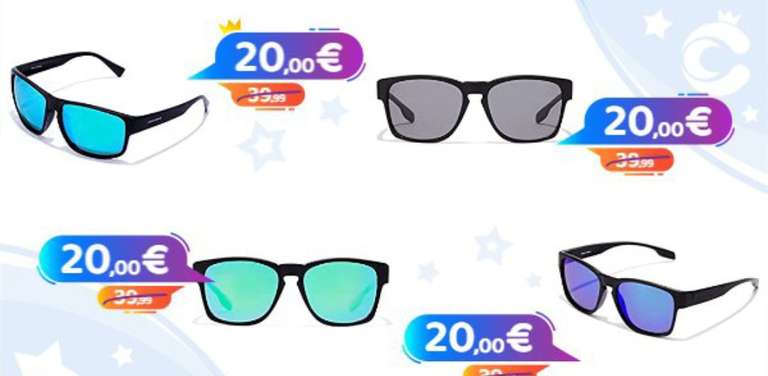 Recopilación gafa de sol Hawkers unisex, Uv400. Todas a 20€