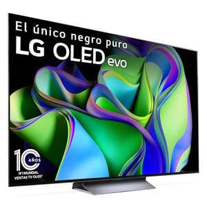 LG OLED65C34LA 65", 4K OLED, Smart TV, HDR10, webOS23, Procesador Alta Potencia, Dolby Vision, Dolby Atmos, Gaming, Alexa/Google